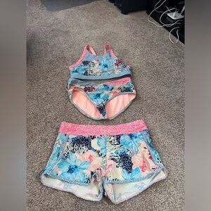 Athleta girls swimsuit size XXL/16